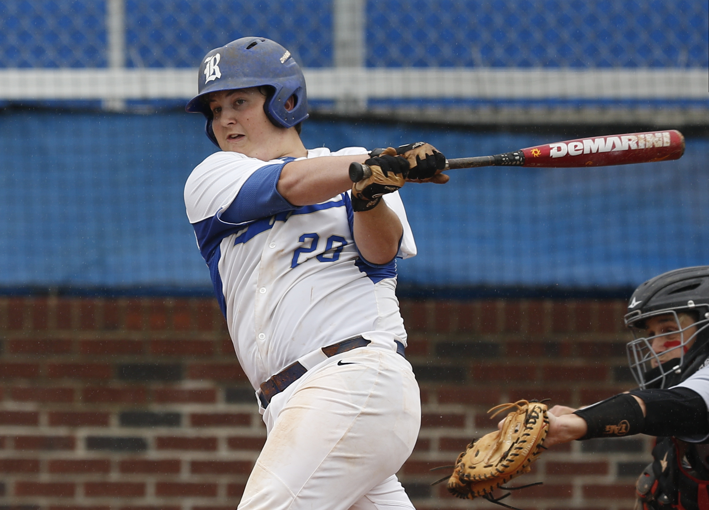 Ringgold player Noah Parrish bats during their prep baseball playoff game against Appling County at Ringgold High School on Thursday, May 4, 2017, in Ringgold, Ga.