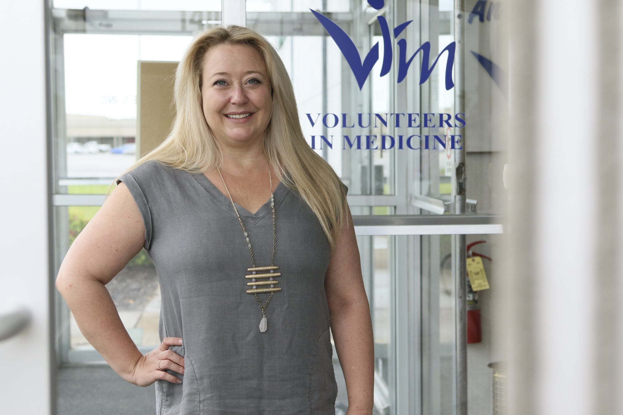 Ashley Evans, executive director of Volunteers In Medicine, speaks about how her nonprofit has received a $35,000 grant to do preventive care for people with diabetes.