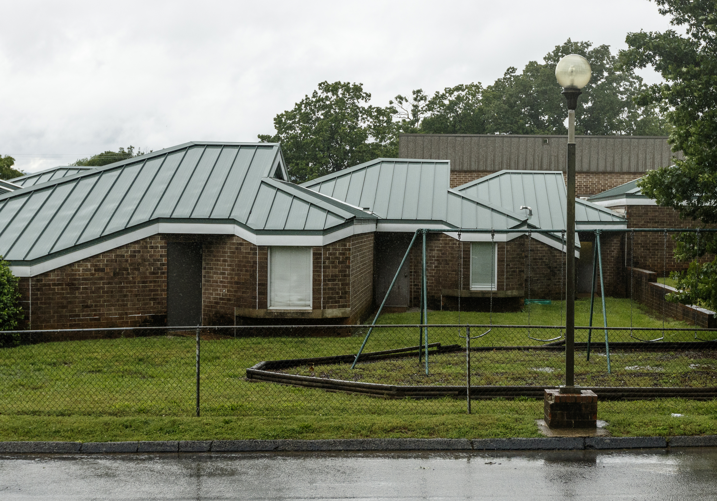 Building's on the campus of Orange Grove Center are seen on Thursday, May 4, 2017, in Chattanooga, Tenn. The center has had numerous complaints about patient care, and a client was found dead on an Orange Grove bus last month.