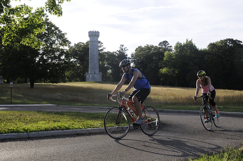 The proposed trail system the Northwest Georgia Regional Commission is considering could connect green spaces already in North Georgia, like the Chickamauga Battlefield, pictured here, which is already a draw for cyclists. Linking Fort Oglethorpe, Ringgold and Chickamauga together via a pedestrian- and bike-friendly space would have immeasurable benefits for those communities, said NWGRC Director of Regional Planning Julianne Meadows.