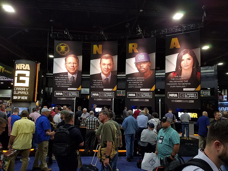 The NRA recently held its annual meetings and exhibits in Atlanta, where outdoors columnist Larry Case took in the sights and sounds, including a speech by President Donald Trump.