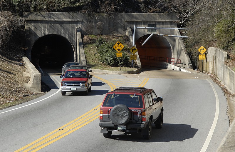 The Bachman Tunnel through Missionary Ridge leads to Ringgold Road in East Ridge.