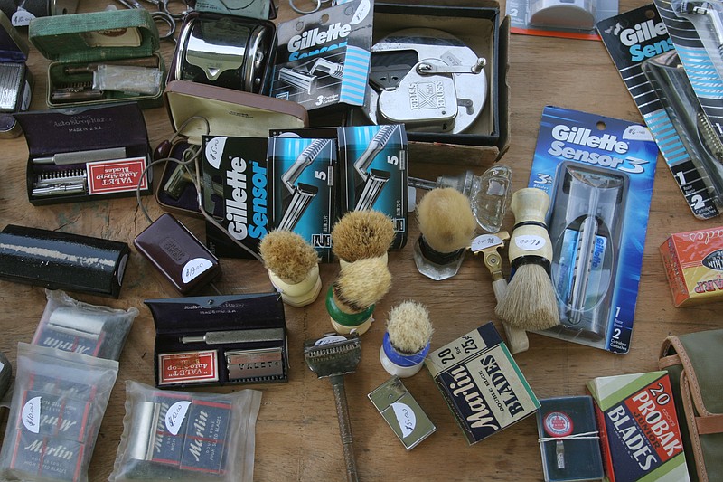 Antique Alley vendors in Trenton, Ga. were selling everything from old cars to shaving equipment at a previous sale along U.S. Highway 11.