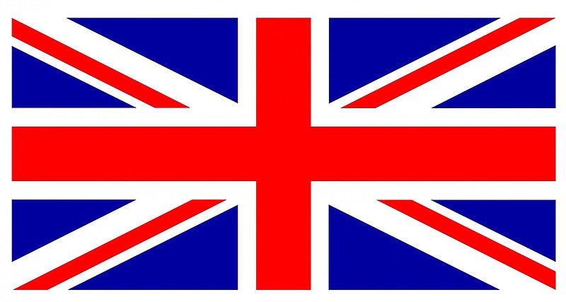 The Union Jack, or Union Flag, is the national flag of the United Kingdom.