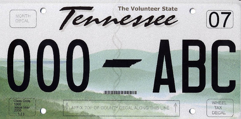The Tennessee General Assembly passed legislation allowing the words "In God We Trust" to be added to state license plates.