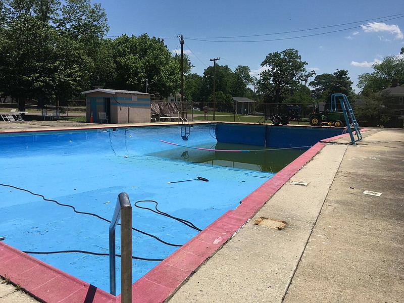 News that the city pool at Loyd Park will be closed has upset some residents in South Pittsburg, Tenn. (Photo by Ryan Lewis)