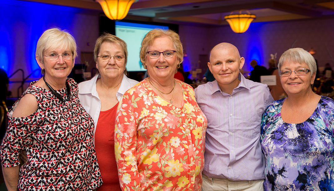 Debra Medders, Earlene Ward, Janice Wright, Kimberly Patterson and Anita Norris