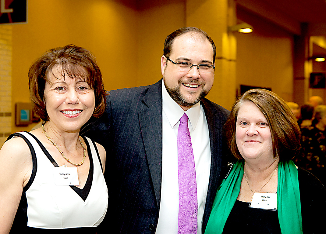Betty Anne Neal, Michael Watson and Mary Kay Hiatt