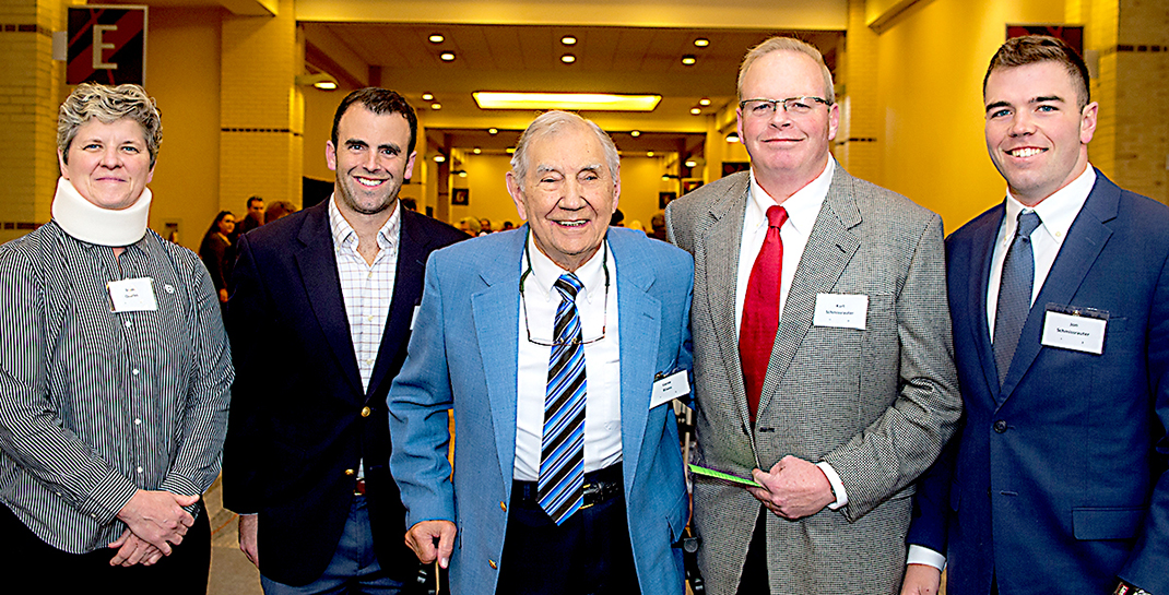 Susan Quarles, Kurt (Bogie) Schmissrauter, Gene Blaes, Kurt Schmissrauter,  and Jon Schmissrauter
