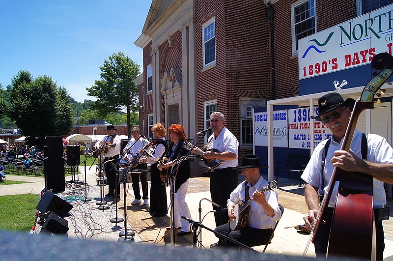 Three stages of music are set up around Ringgold, Ga., during 1890's Day Jamboree, which starts Friday night, May 26, and continues Saturday, May 27.