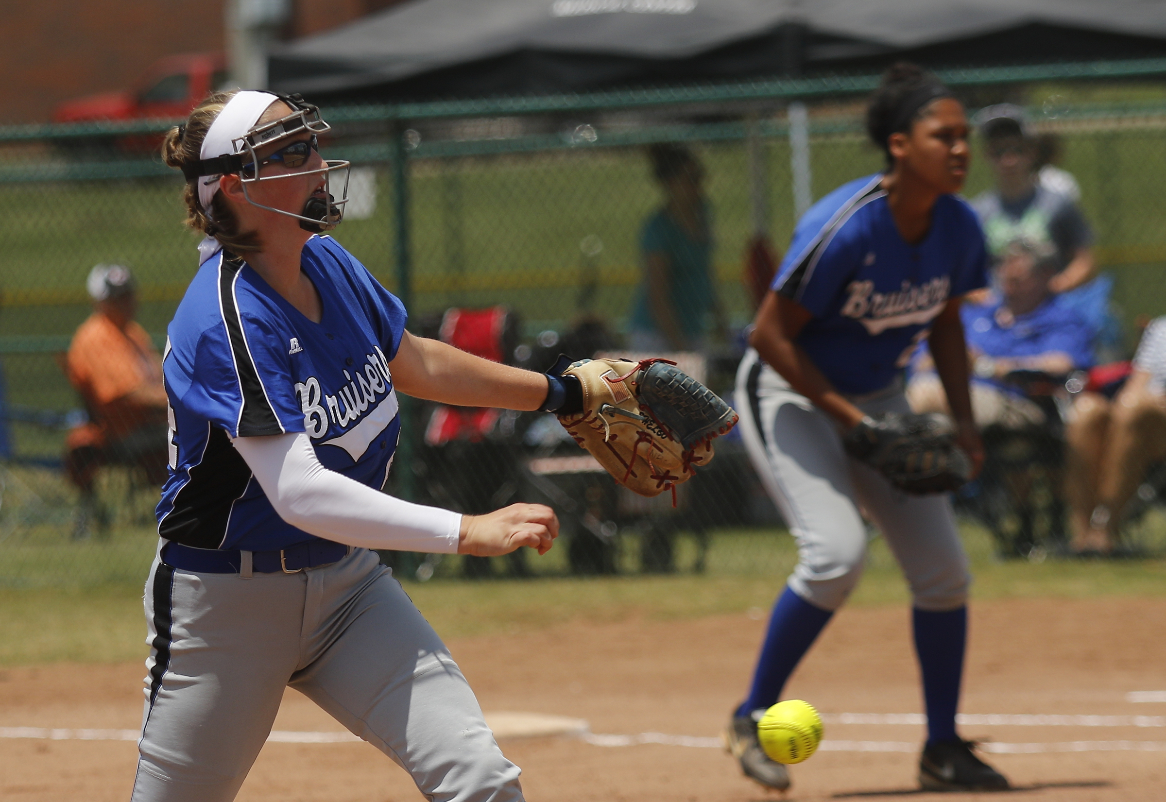 GPS's Shelby Walters pitches during their TSSAA Division II-AA state softball championship game 1 against Baylor on Friday, May 26, 2017, in Murfreesboro, Tenn.