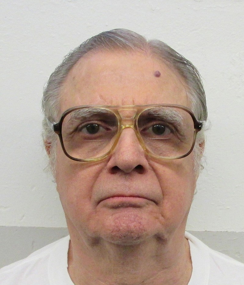 
              This undated photo released by the Alabama Department of Corrections shows death row inmate Tommy Arthur, who was convicted in the 1982 murder of Troy Wicker. Arthur, nicknamed the Houdini of death row after having seventh executions postponed is facing an eighth date with the death chamber on Thursday, May 25, 2017, and a diminishing chance of winning another reprieve. (Alabama Department of Corrections via AP)
            
