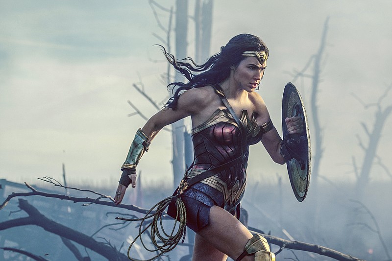 This image released by Warner Bros. Entertainment shows Gal Gadot in a scene from "Wonder Woman," in theaters on June 2. (Clay Enos/Warner Bros. Entertainment via AP)