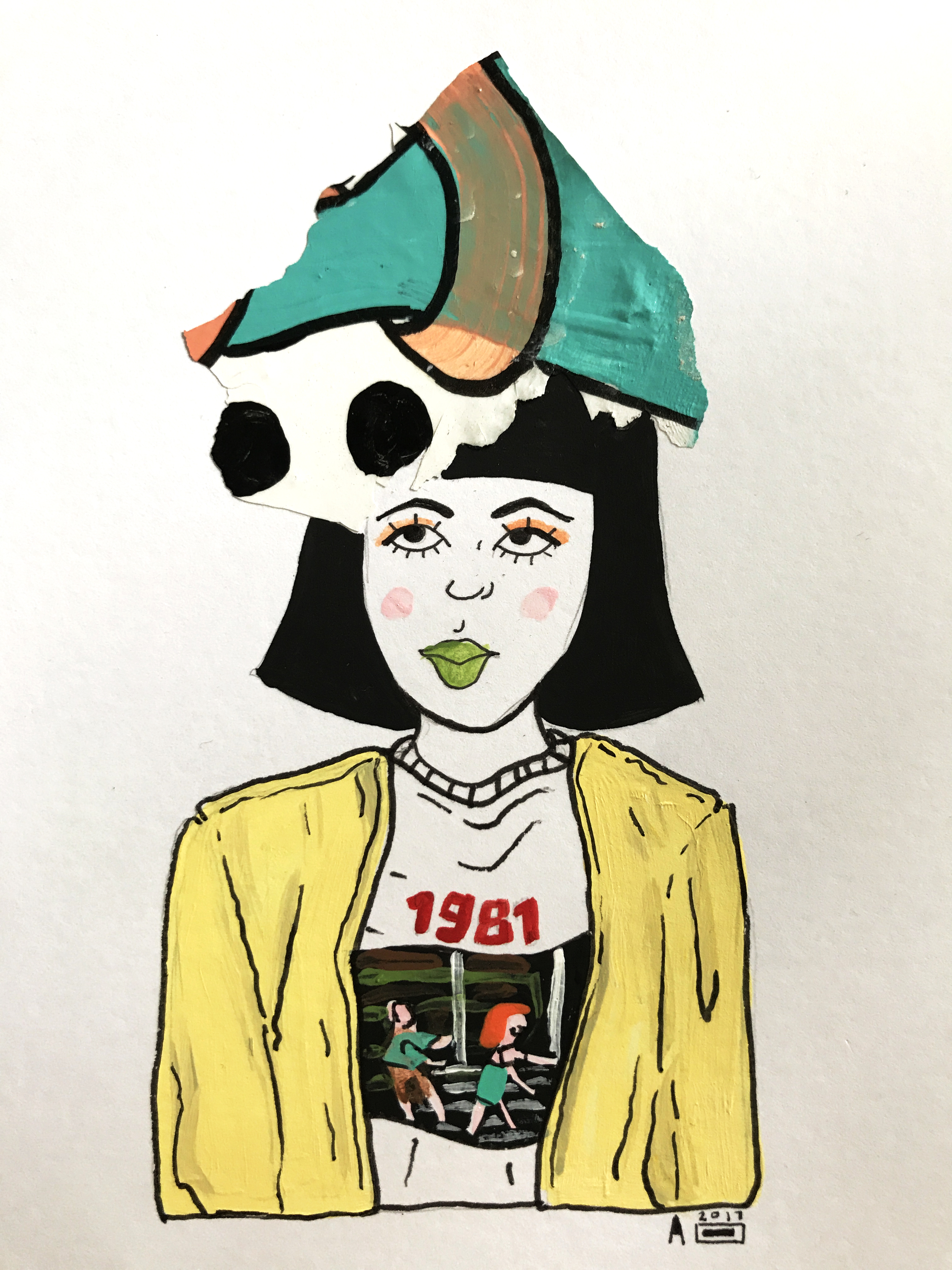 Works by Alecia Vera Buckles include "Champagne Shenanigans," "1981," "Original Girl" and "Stop Calling Me Cupcake."