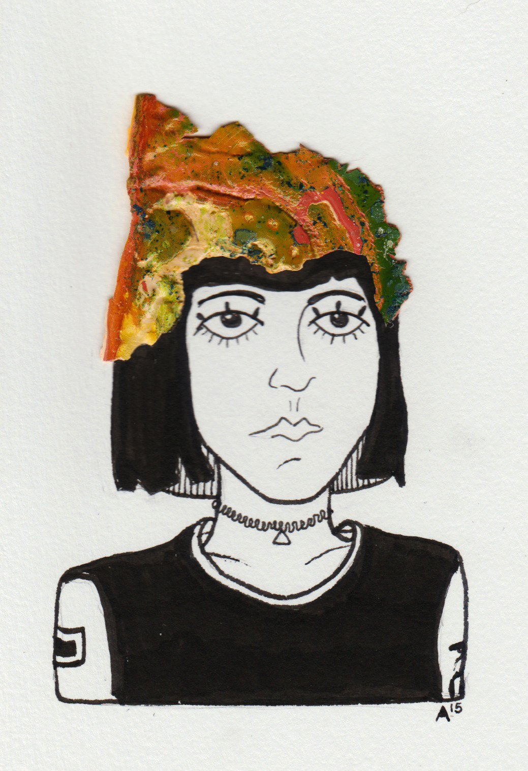 Works by Alecia Vera Buckles include "Champagne Shenanigans," "1981," "Original Girl" and "Stop Calling Me Cupcake."
