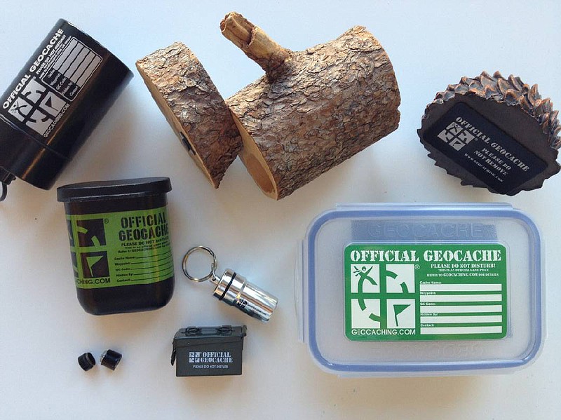 Geocaches are hidden in different kinds and sizes of container, typically ones that are waterproof.