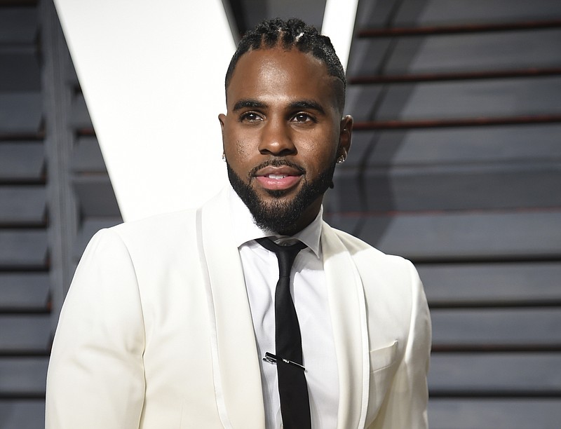 
              FILE - In this Feb. 27, 2017 file photo, Jason Derulo arrives at the Vanity Fair Oscar Party in Beverly Hills, Calif. Derulo and country duo Florida Georgia Line have been tapped to help country singer Hank Williams Jr.’s return to “Monday Night Football.” A spokesperson for the ESPN program said Wednesday the singers will all perform “All My Rowdy Friends Are Coming Over Monday Night,” a remix of Williams’ single “All My Rowdy Friends Are Coming Over Tonight.” (Photo by Evan Agostini/Invision/AP, File)
            