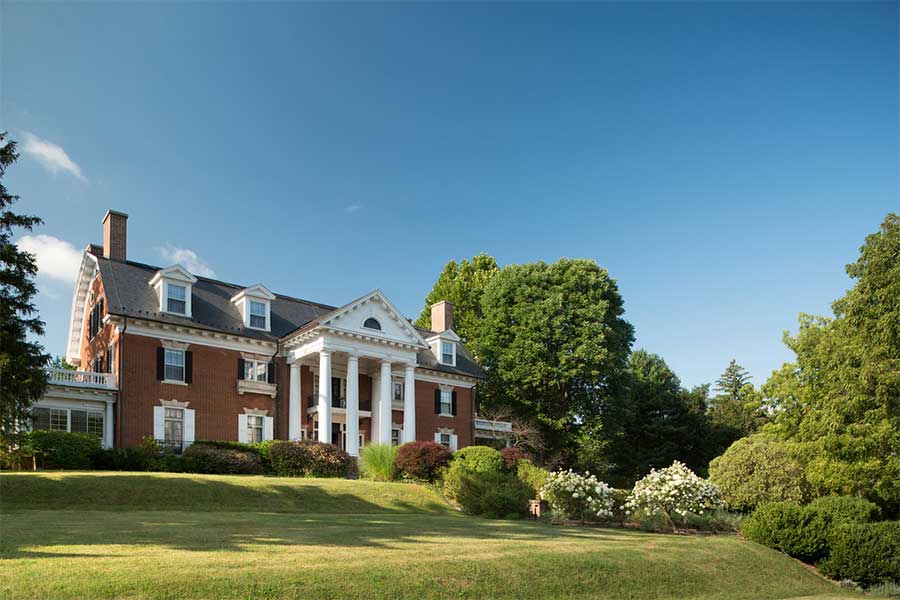 The stately Mercersburg Inn is a delightful bed-and-breakfast set in the midst of rural landscape in south central Pennsylvania.