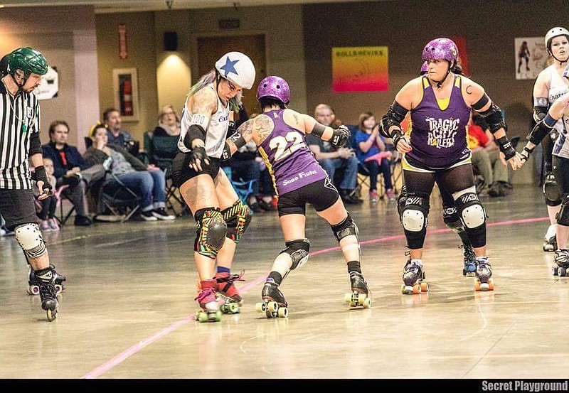 The Chattanooga Roller Girls have bouts with the Spartanburg Deadly Dolls and Greenville Derby Dames on Saturday.