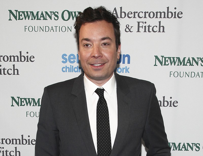 
              FILE - In this May 23, 2017 file photo, Jimmy Fallon attends the SeriousFun Children's Network Gala in New York. Fallon is working on his second illustrated story, “Everything is Mama,” Macmillan Children's Publishing Group announced Wednesday, June 21. The book is scheduled for Oct. 10 and is being billed as a “hilarious ode” to motherhood, told from the baby’s point of view. (Photo by Andy Kropa/Invision/AP, File)
            