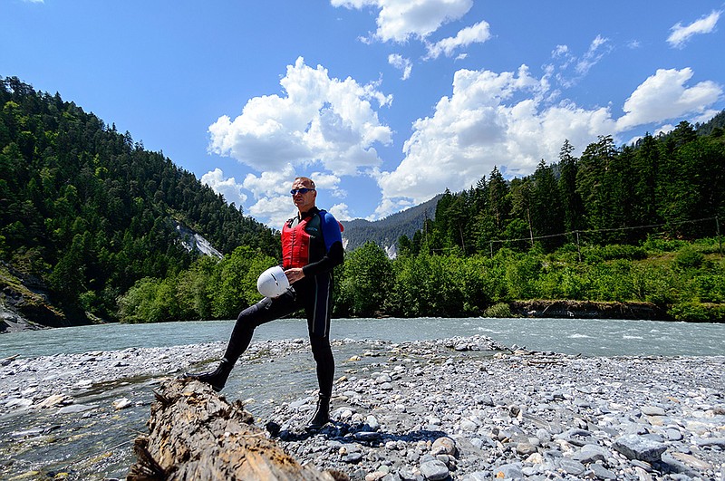 Dr. Andreas Fath is preparing to attempt to repeat his record-breaking swim of Germany's Rhine River by tackling the Tennessee. 
Along the way, he will collect samples to illustrate water quality.