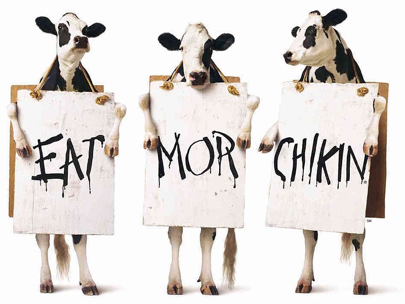 The iconic Chick-fil-A cows.