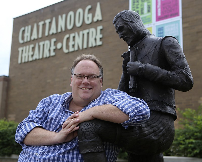 Chattanooga Theatre Centre Executive Director Todd Olson poses for a photo at the CTC on Tuesday, June 27, in Chattanooga, Tenn.