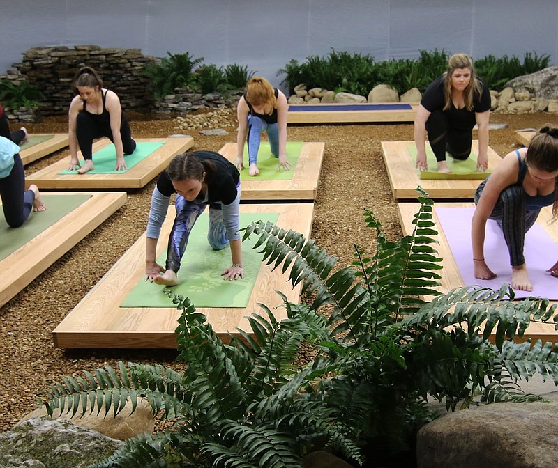 Far removed from a vinyl-floored strip mall, Sean Tyler ensures his guests at Cairn Yoga have plenty of space to spread out, stretch and relax during their sessions. (Contributed photo)