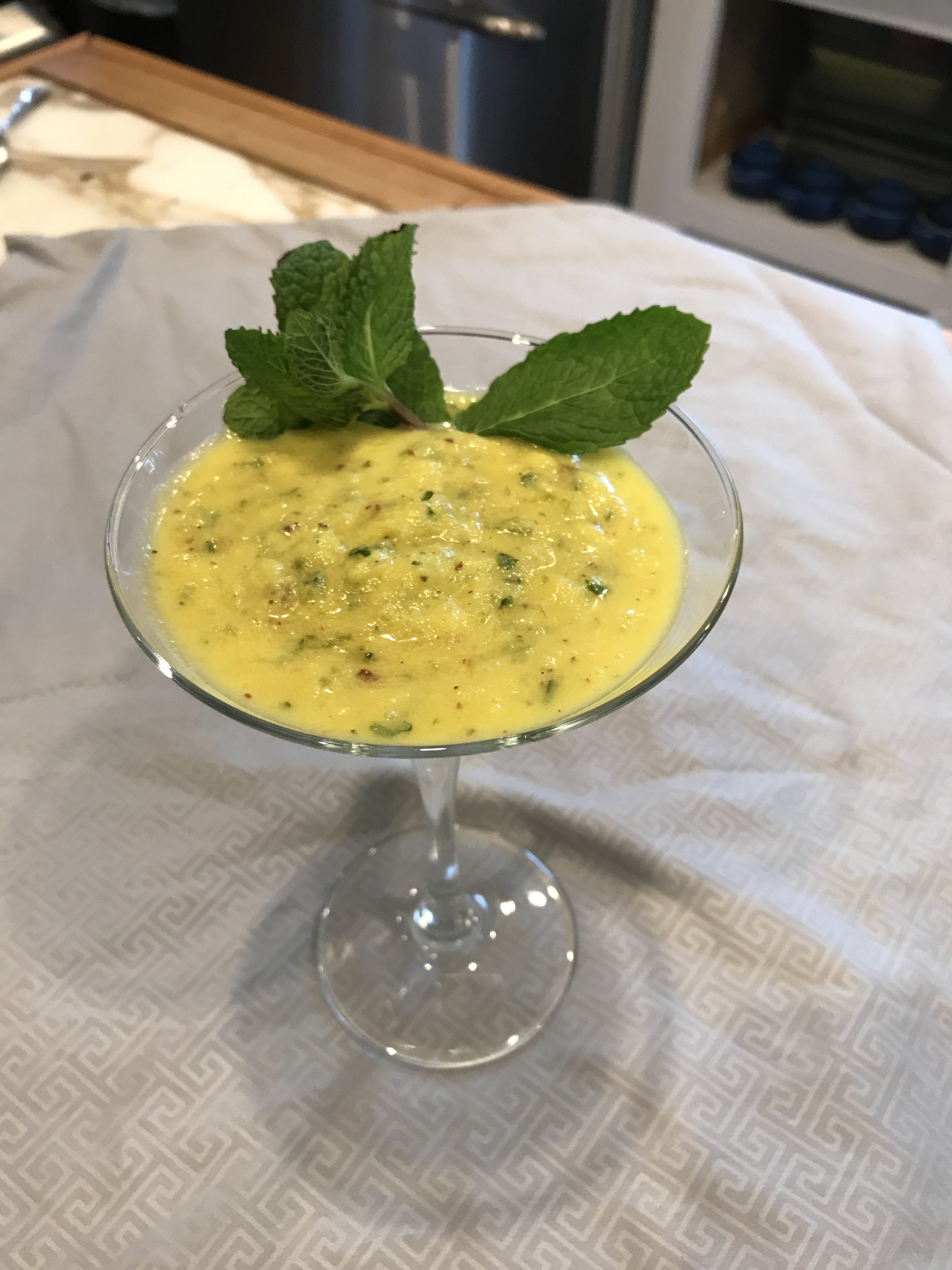 Pineapple Soup Shots