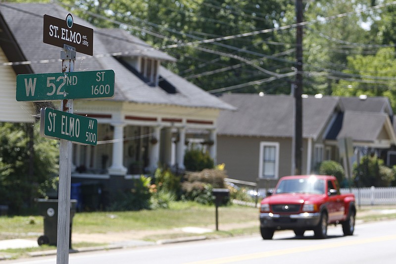 Houses are shown for rent and for sale in St. Elmo on Monday, June 20, 2016.