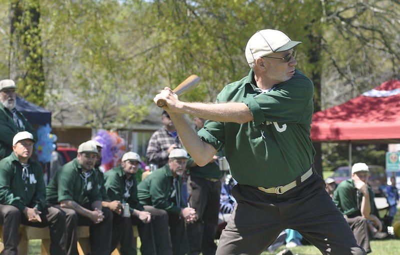 Mountain City's Andrew "Mighty Bandit" Bewley at bat.