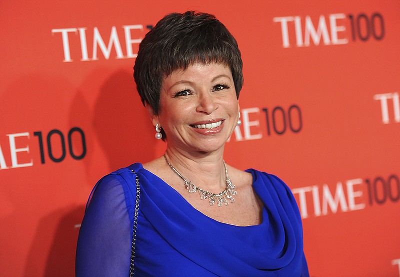 
              FILE - In this April 23, 2013 file photo, senior advisor to President Barack Obama, Valerie Jarrett, attends the TIME 100 Gala celebrating the "100 Most Influential People in the World" in New York. Publisher Viking said, Tuesday, July 11, 2017, that Jarrett is working on a book, scheduled for 2019, that will combine personal history and civic advice.  (Photo by Evan Agostini/Invision/AP, File)
            