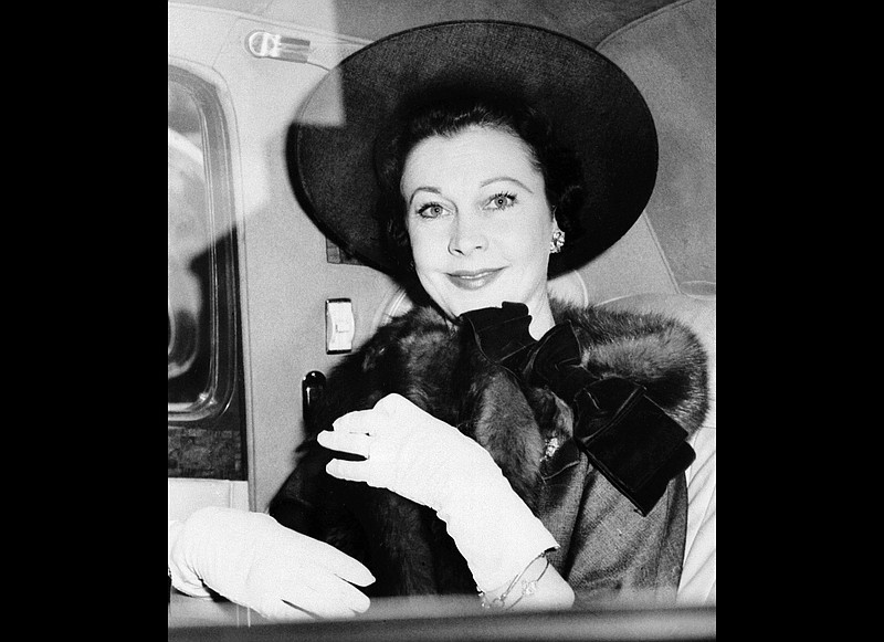 
              FILE - This May 1958 file photo shows stage and screen actress Vivien Leigh. Vivien Leigh's copy of the "Gone With the Wind" script is going up for auction on Sept. 26, 2017 alongside dozens of items from the late star's personal collection. (AP Photo, File)
            