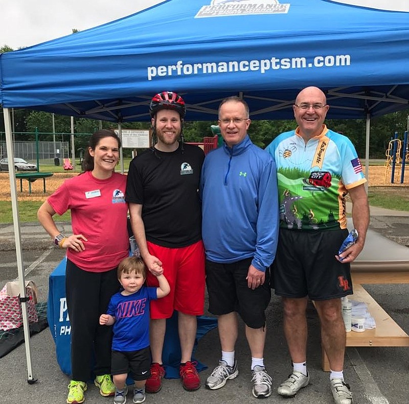 Performance Physical Therapy makes an appearance at the Honeybee Metric-Century Bicycle Ride in LaFayette in May, providing physical therapy to participants and guests.