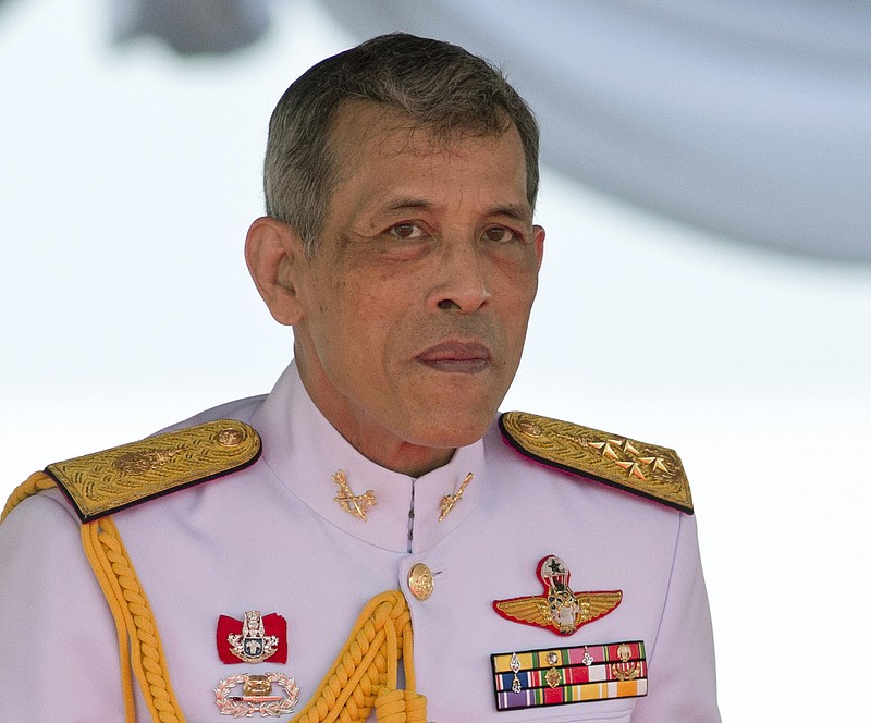
              FILE - In this May 12, 2017, file photo, Thailand's King Maha Vajiralongkorn Bodindradebayavarangkun addresses the audience at the royal ploughing ceremony in Bangkok, Thailand. The Thai new king, who succeeded his late father in 2016, tightened control over what is reputed to be the world's richest royal fortune, estimated to be worth more than $30 billion. A law that became effective Monday, July 17, 2017 places the Crown Property Bureau, essentially a holding company for the royal palace's assets, under his direct control. (AP Photo/Sakchai Lalit, File)
            