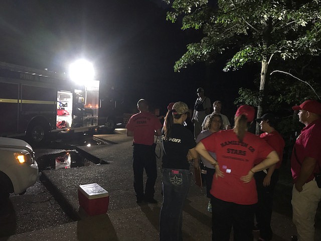 Rescue personnel have been searching for two lost hikers since 7:30 p.m. today on the Suck Creek Trail Head on Signal Mountain