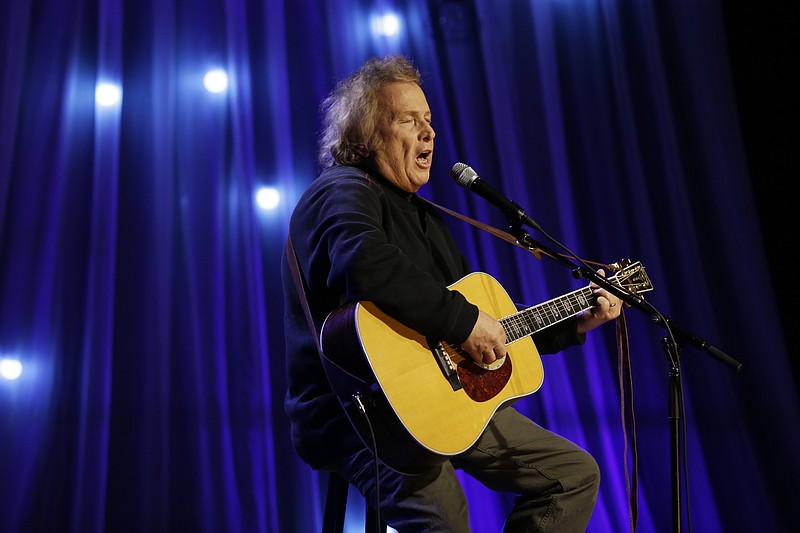 
              FILE - In this Dec. 13, 2016 file photo, Don McLean performs during a taping of Dolly Parton's Smoky Mountain Rise Telethon in Nashville, Tenn.   A domestic assault charge against McLean has been dismissed after he met the terms of a plea agreement, including staying out of trouble for a year. McLean pleaded guilty in a Maine court under a "deferred disposition" process in which the charge could be wiped away if a defendant met certain conditions. McLean paid a $3,000 fine Thursday, July 20, 2017 to settle remaining charges. (AP Photo/Mark Humphrey)
            