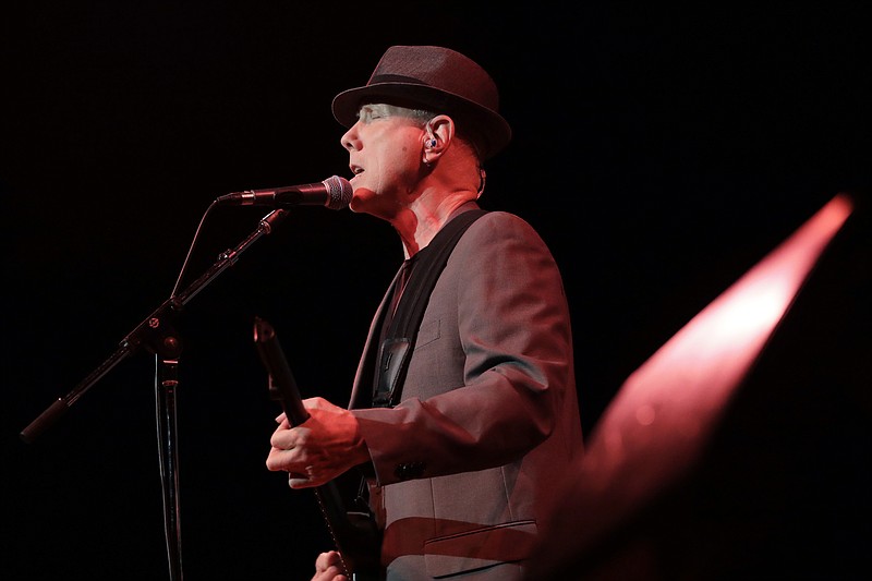 
              In a photo taken Thursday, July 20, 2017, Jimmy Ryan of The Hit Men plays at the Axelrod Performing Arts Center in Deal Park, N.J. Five years after hitting the road to capitalize on the popularity of Broadway's "Jersey Boys," a group of musicians who played with Frankie Valli and the Four Seasons and other groups are still at it. The Hit Men have played hundreds of shows across the country and are releasing a new song, "You Can't Fight Love." They've taken advantage of the lucrative market for pop music nostalgia with a show that explores their past associations with some of music's biggest names.(AP Photo/Julio Cortez)
            