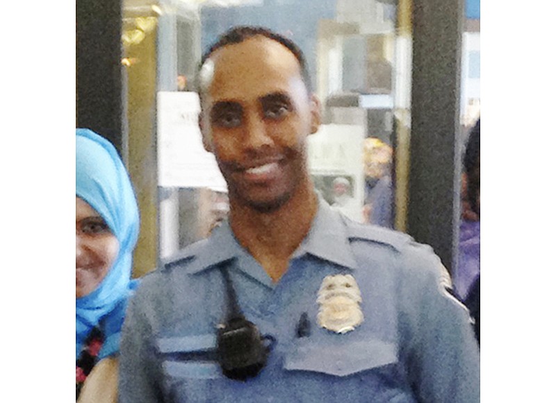 
              In this May 2016 image provided by the City of Minneapolis, police officer Mohamed Noor poses for a photo at a community event welcoming him to the Minneapolis police force. Noor, a Somali-American, has been identified by his attorney as the officer who fatally shot Justine Damond, of Australia, late Saturday, July 15, 2017, after she called 911 to report what she believed to be an active sexual assault. (City of Minneapolis via AP)
            