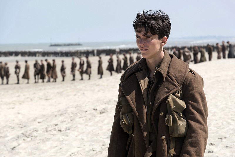 
              This image released by Warner Bros. Pictures shows Fionn Whitehead in a scene from "Dunkirk." (Melissa Sue Gordon/Warner Bros. Pictures via AP)
            