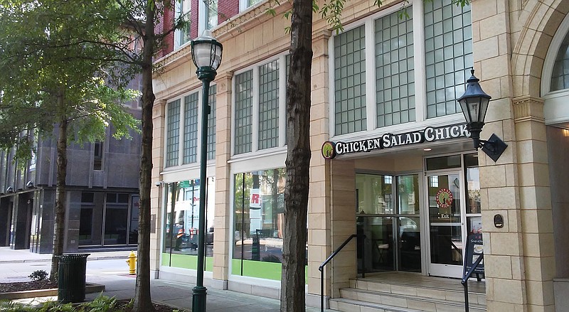 The Chicken Salad Chick at Seventh and Market streets downtown inside the historic Miller Bros. Department Store. Another Chicken Salad Chick will open on Aug. 21 inside the Erlanger Medical Mall.