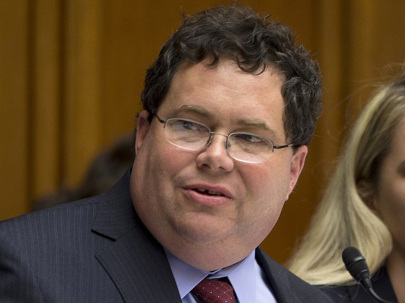 
              FILE - In this March 19, 2013 file photo, Rep. Blake Farenthold, R-Texas is seen on Capitol Hill in Washington. Farenthold says it’s “absolutely repugnant” that the GOP-led Senate hasn’t acted on repealing the health care law and he singled out “some female senators from the Northeast.” (AP Photo/Jacquelyn Martin, File)
            