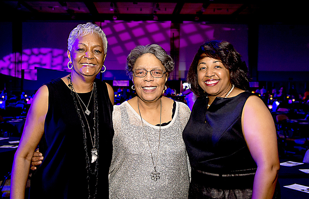 Pat Lott, Eleanor Calloway and Dionne Jennings