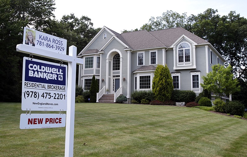 
              This Monday, July 10, 2017, photo shows a house for sale, in North Andover, Mass. On Thursday, July 27, 2017, Freddie Mac releases weekly mortgage rates. (AP Photo/Elise Amendola)
            