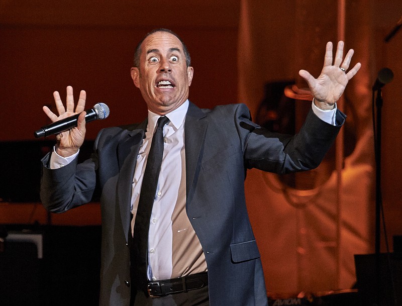 
              FILE - In this Nov. 4, 2015, file photo Jerry Seinfeld performs at the David Lynch Foundation Benefit Concert at Carnegie Hall in New York. Forbes announced on July 27, 2017, that Seinfeld is the highest paid comedian over the past year, bringing in $69 million. (Photo by Robert Altman /Invision/AP, File)
            