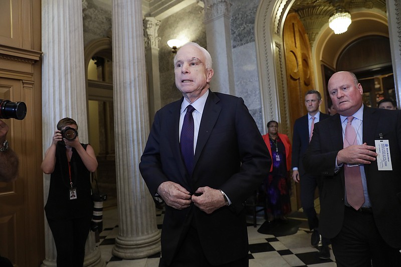 Sen. John McCain, R-Ariz., provided one of the three votes to sink his party's most recent attempt at a bill to repeal the Affordable Care Act.