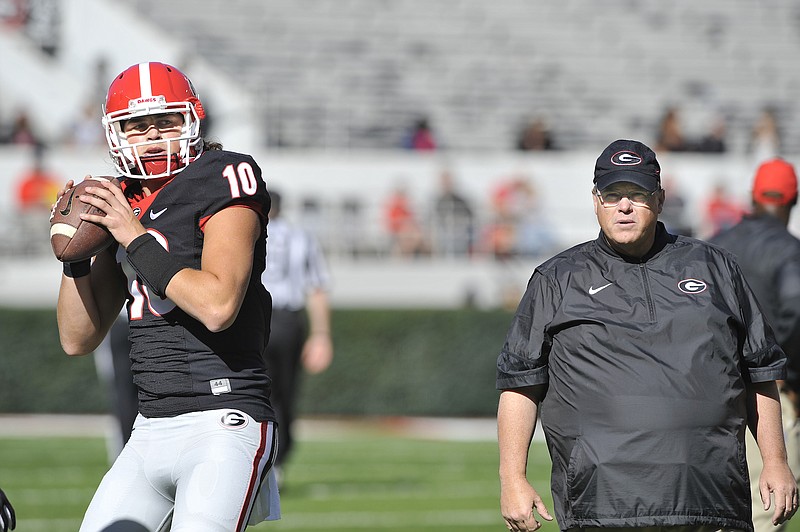 Georgia sophomore quarterback Jacob Eason and second-year coordinator Jim Chaney will try to enhance an offense that ranked just 11th in the SEC last season with 24.5 points per game.