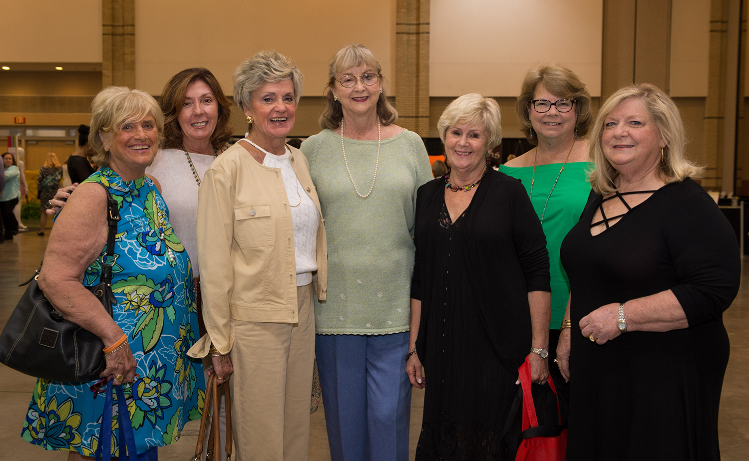 Kathy Pryor, J McKenzie, Joann Duggan, Alfredia Rhodes, Monvita Steiner, Becky Pelfrey and Carol Claypool