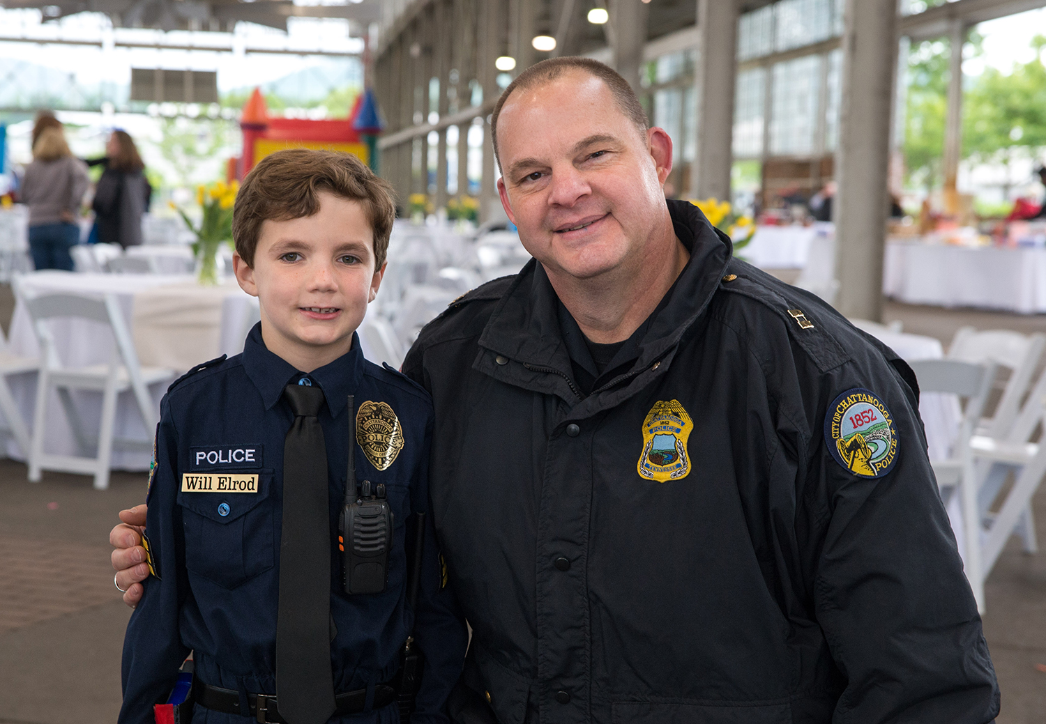 Will Elrod and Capt. Roger D. Gibbens