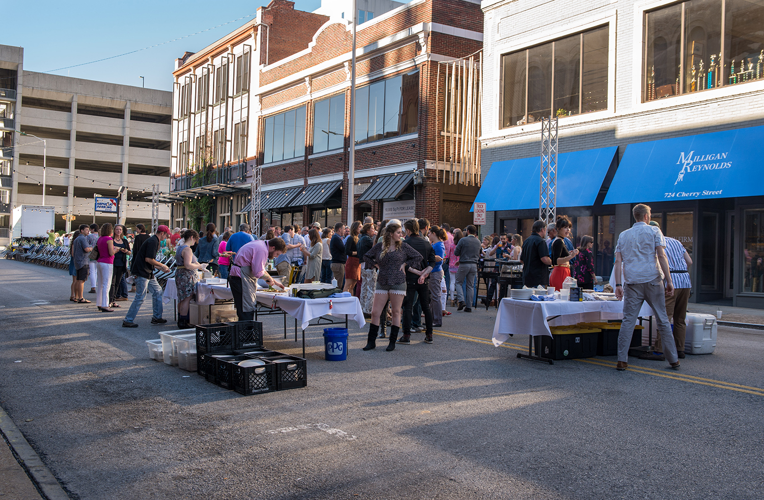 The Scenic Supper Club was held in the 700 block of Cherry St.